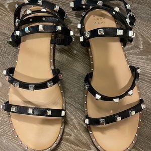 Studded black sandal from target 7.5 brand new